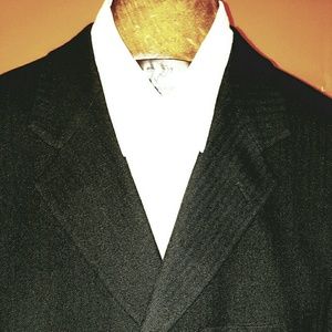 Loro Piana camel hair jacket 44R black